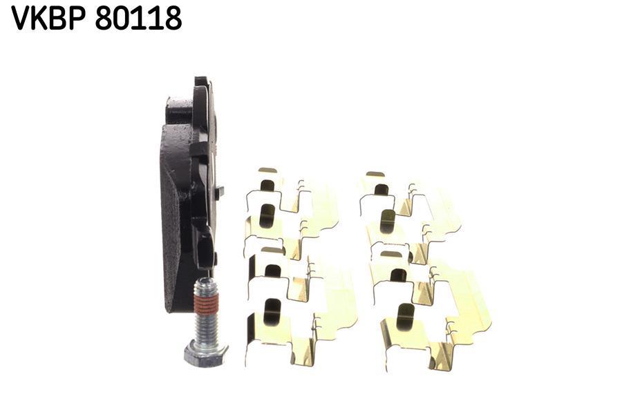 Jogo de 4 pastilhas de travão SKF ref. VKBP 80118